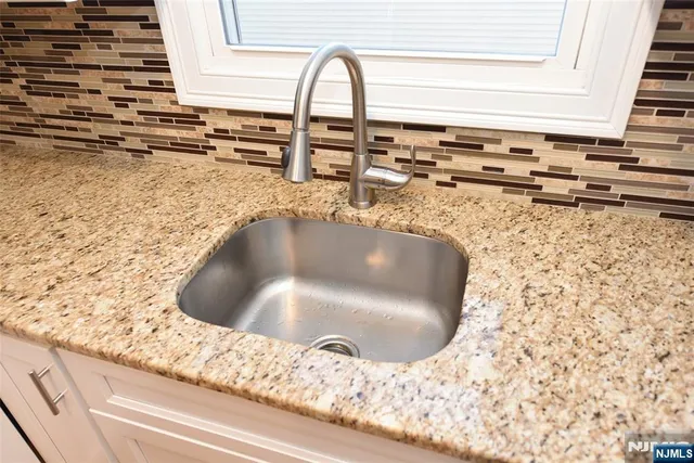 a close view of sink