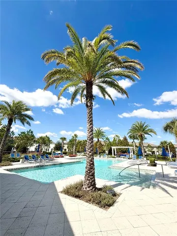 a view of a park with an outdoor space