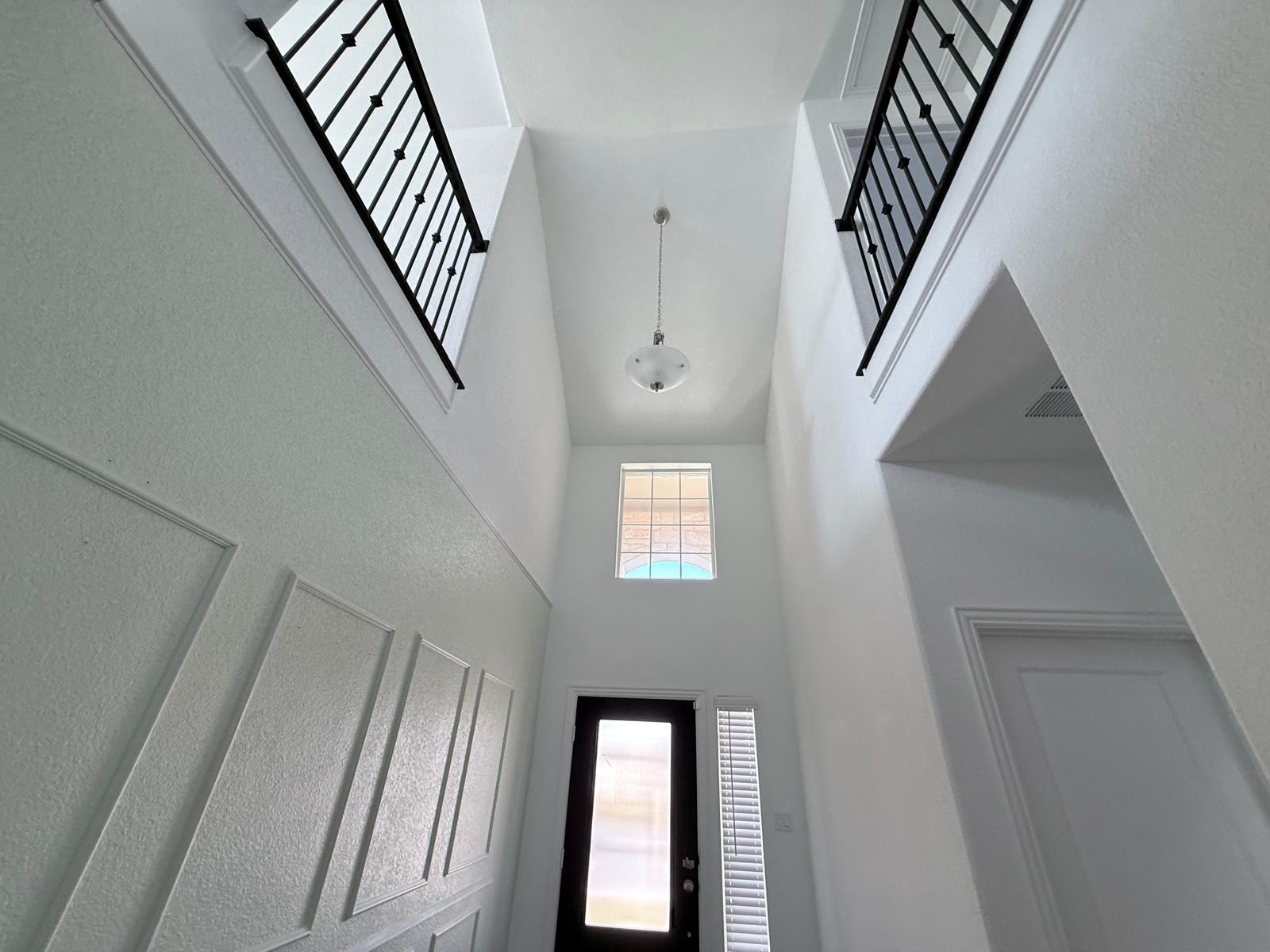 160 Venti Cove Georgetown, TX 78628 - Photo 23 of 40 a view of staircase with railing and stairs