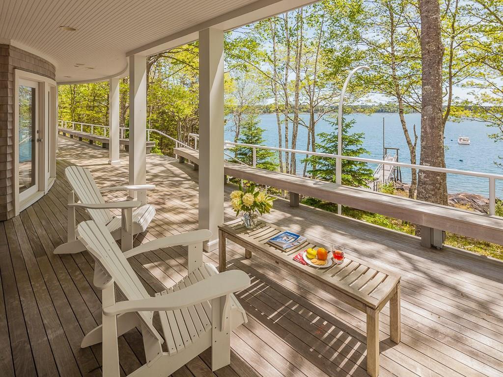 3 Partner Lane Cushing, ME 04563 - Photo 11 of 27 Large wrap around deck with...