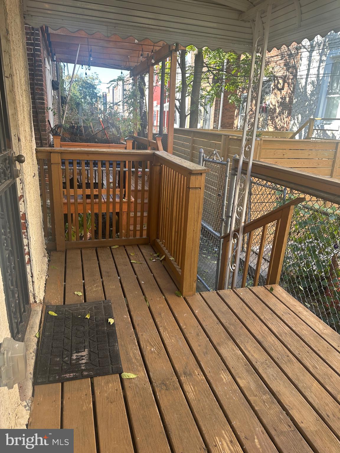 5403 Webster Street Philadelphia, PA 19143 - Photo 22 of 25 a view of a balcony with wooden floor