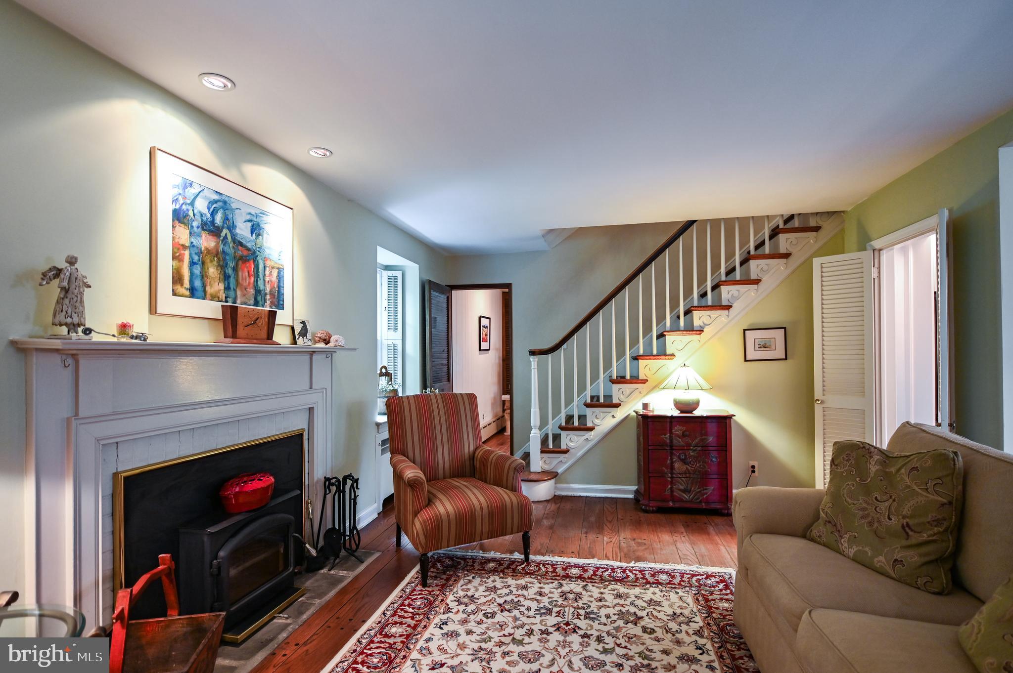 526 Revere Road Merion Station, PA 19066 - Photo 12 of 55 Center hall staircase