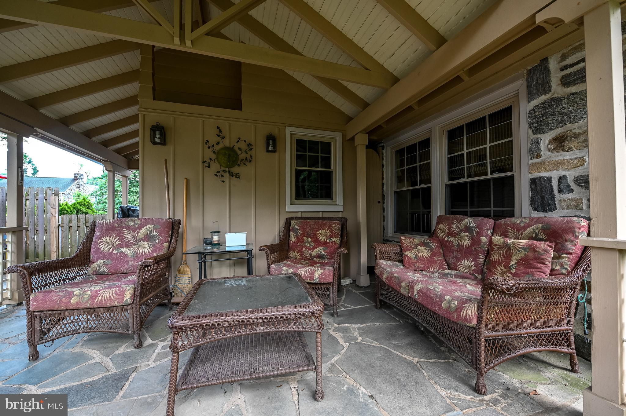 526 Revere Road Merion Station, PA 19066 - Photo 50 of 55 Back Patio with vaulted cover