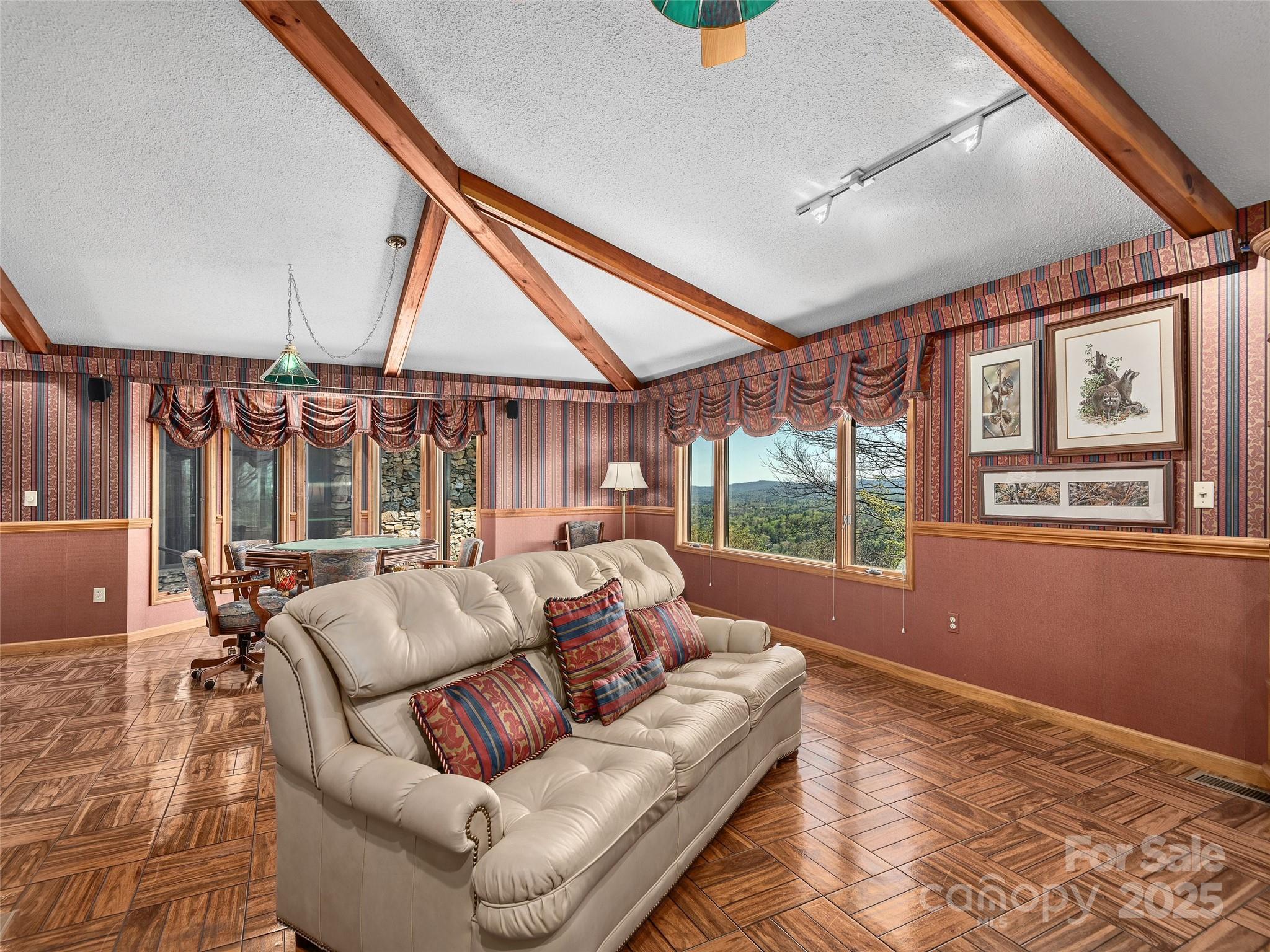 1300 Randy Drive Hendersonville, NC 28791 - Photo 19 of 48 a living room with furniture and a large window