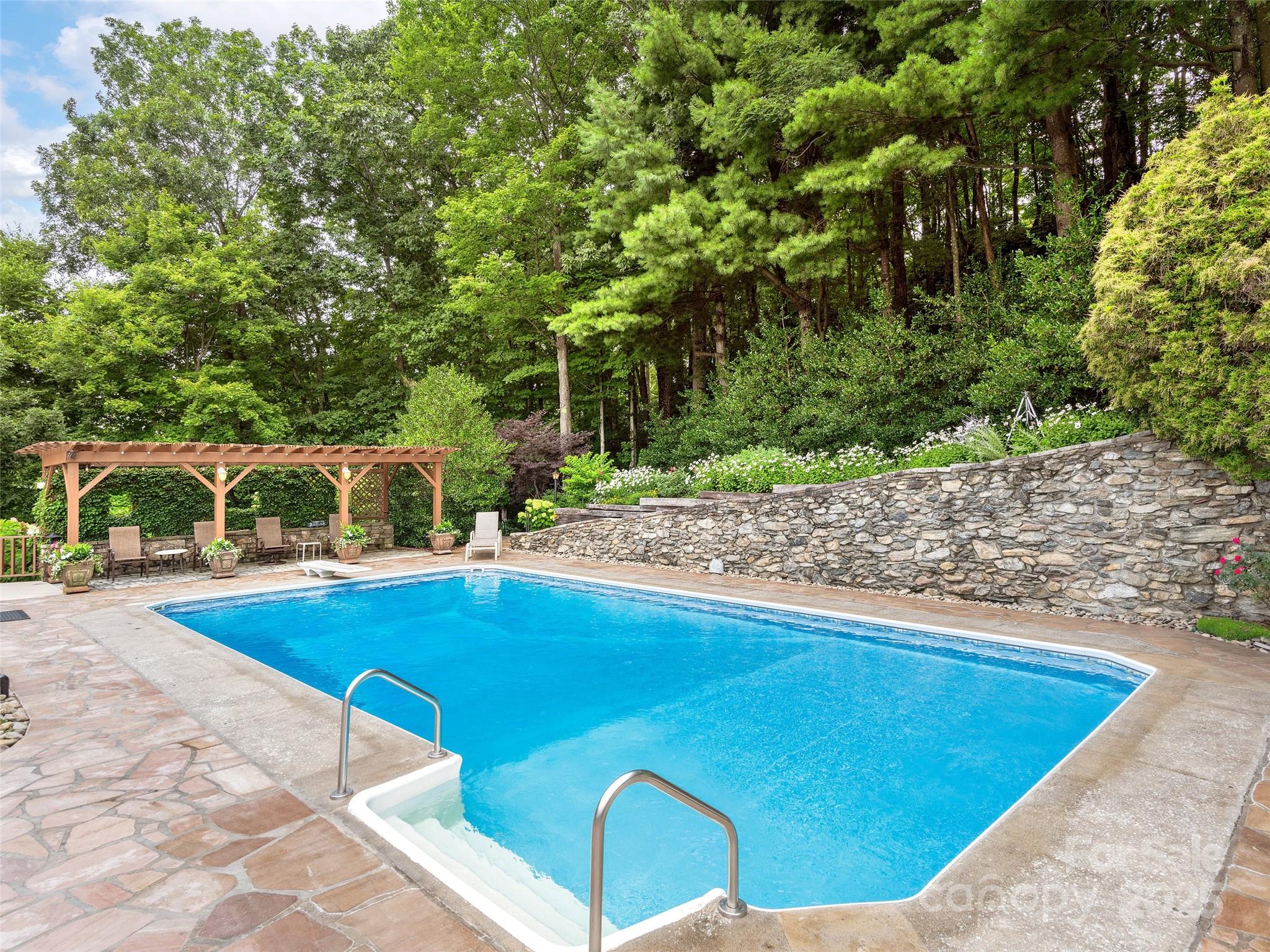 1300 Randy Drive Hendersonville, NC 28791 - Photo 36 of 48 a view of a swimming pool with an outdoor space