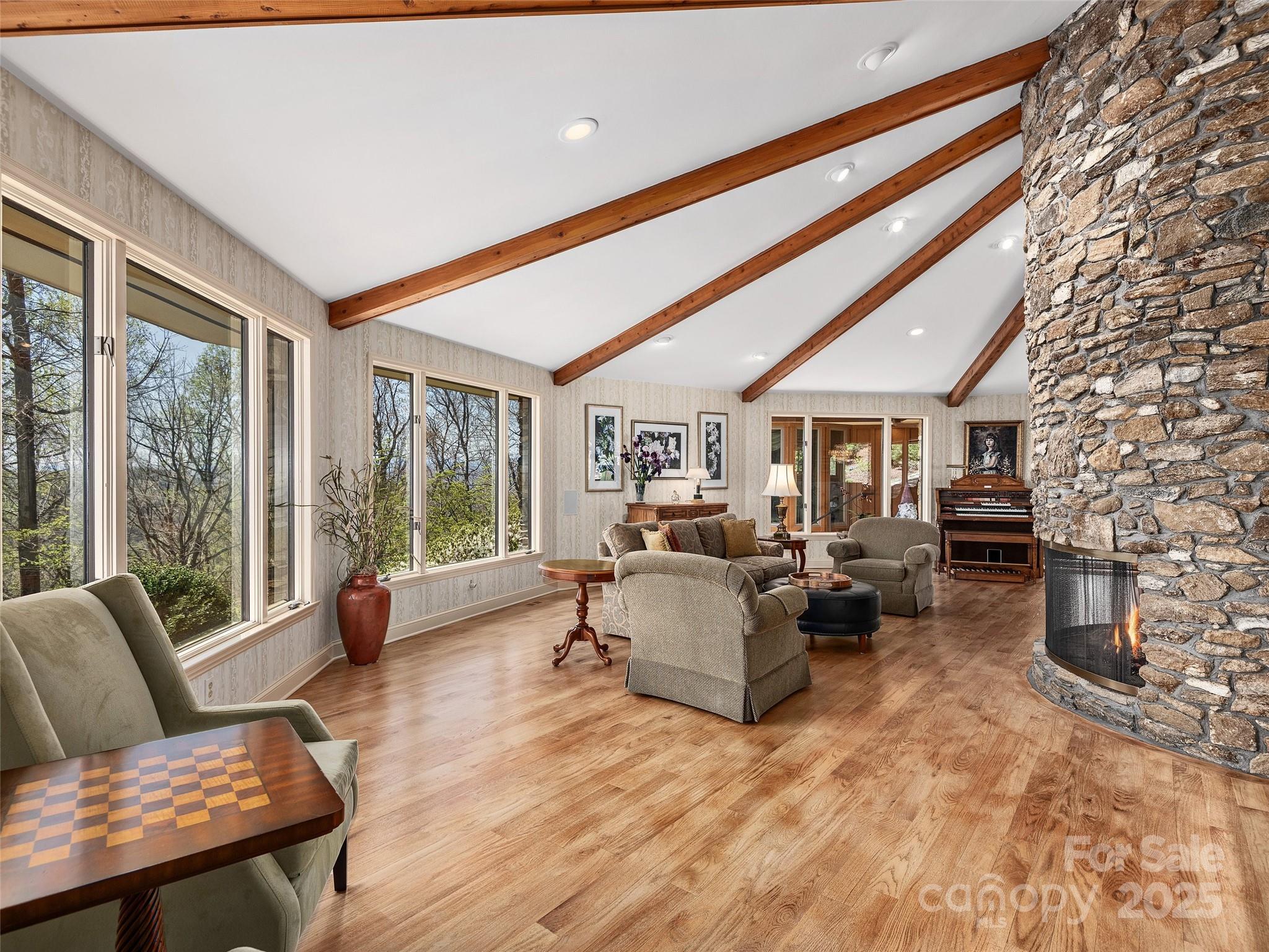 1300 Randy Drive Hendersonville, NC 28791 - Photo 6 of 48 a living room with furniture and a large window