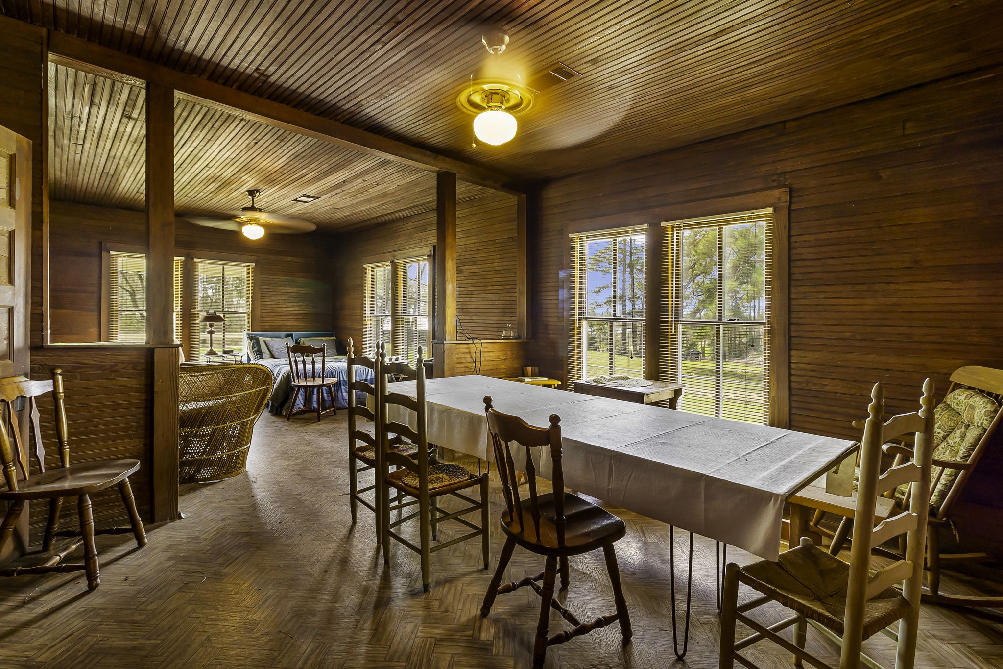 2 Triple Creek Loop Livingston, TX 77351 - Photo 11 of 49 a view of a dining room with furniture window and outside view