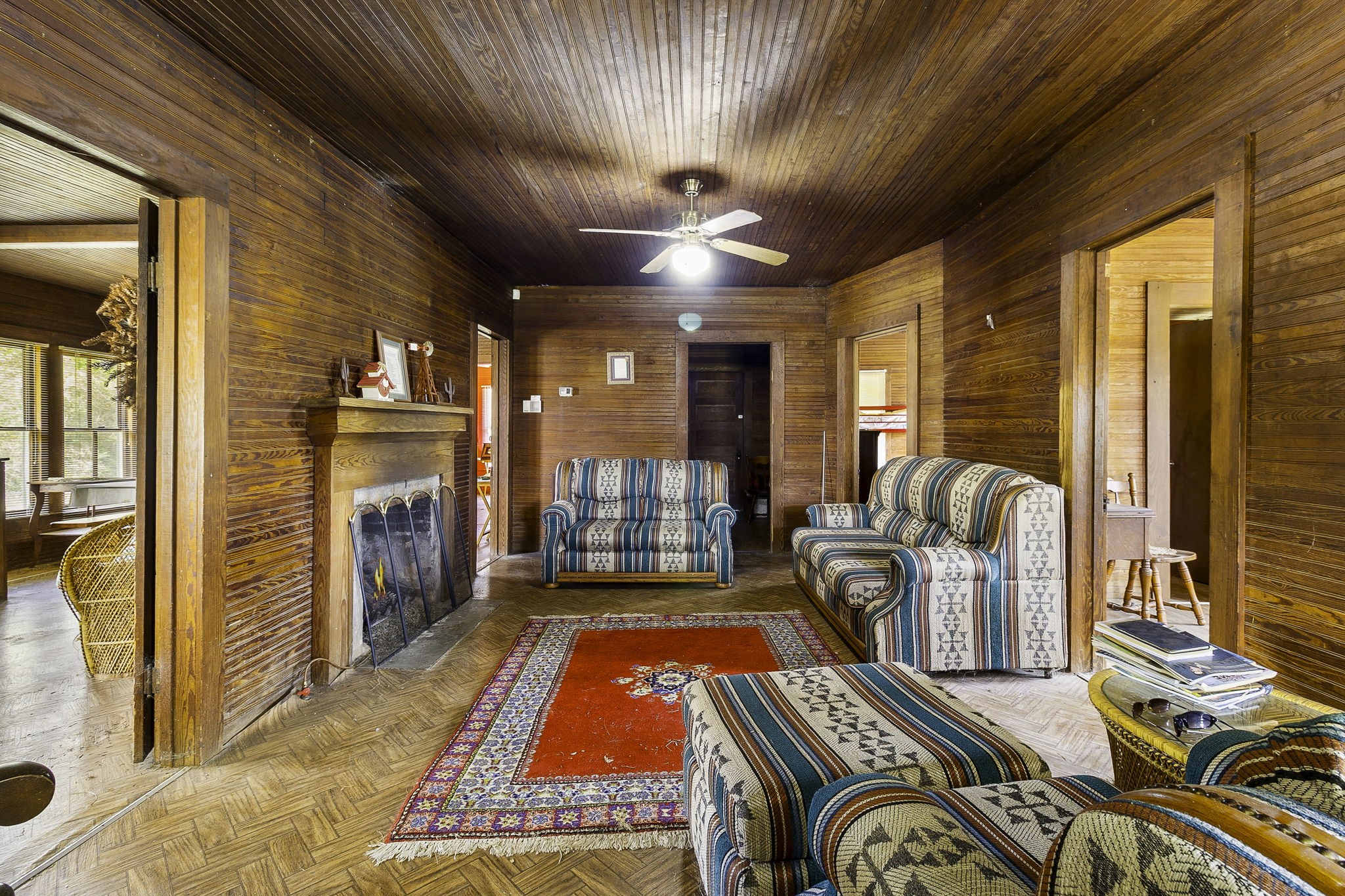 2 Triple Creek Loop Livingston, TX 77351 - Photo 8 of 49 a living room with furniture fireplace and flat screen tv