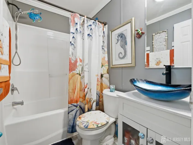 a bathroom with a toilet and a bathtub