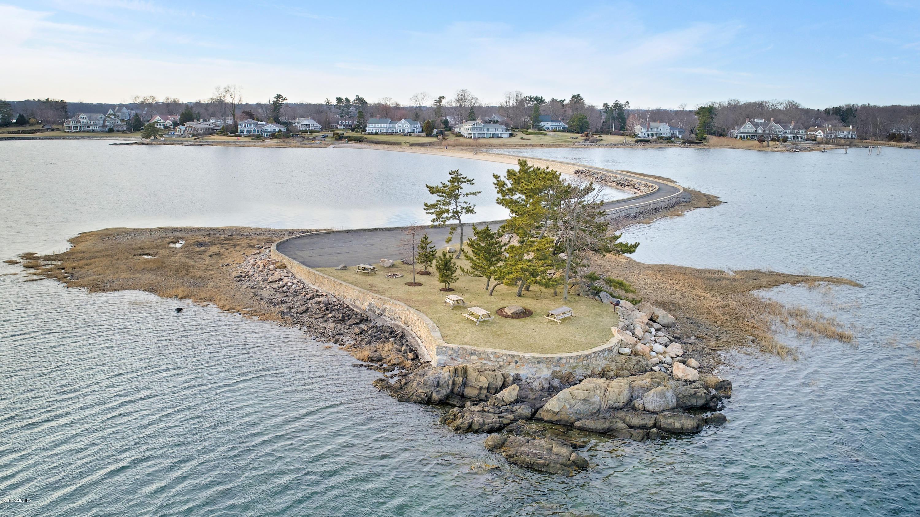 4 Highgate Road Riverside, CT 06878 - Photo 31 of 33 a view of a lake with a terrace
