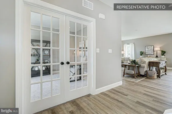 a view of a living room