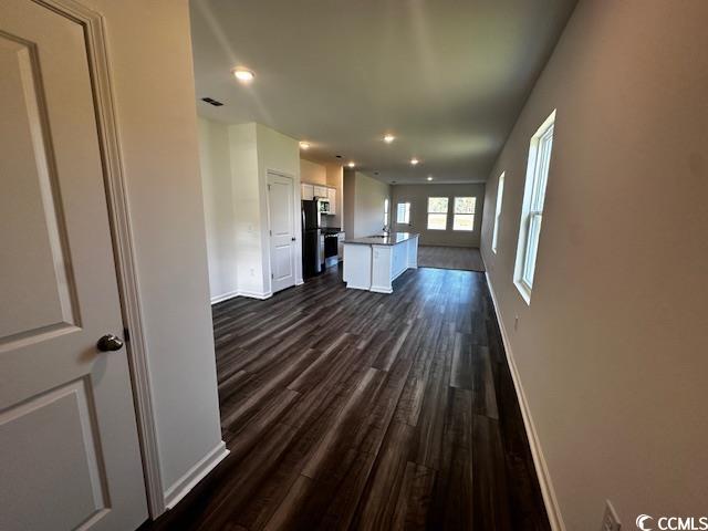 219 Linares Street Loris, SC 29569 - Photo 2 of 10 Interior space with dark wood-type flooring