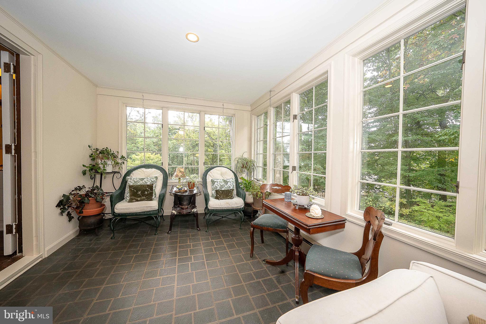 21 Weirwood Lane Wayne, PA 19087 - Photo 12 of 52 Sunroom with views of the fabulous yard