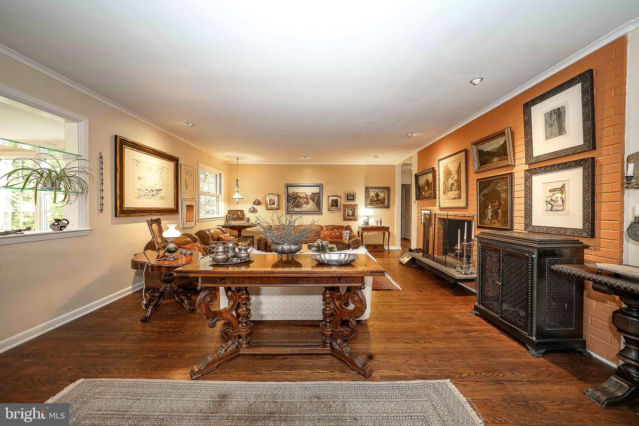21 Weirwood Lane Wayne, PA 19087 - Photo 6 of 52 Light Filled Living Room with Hardwood Floors