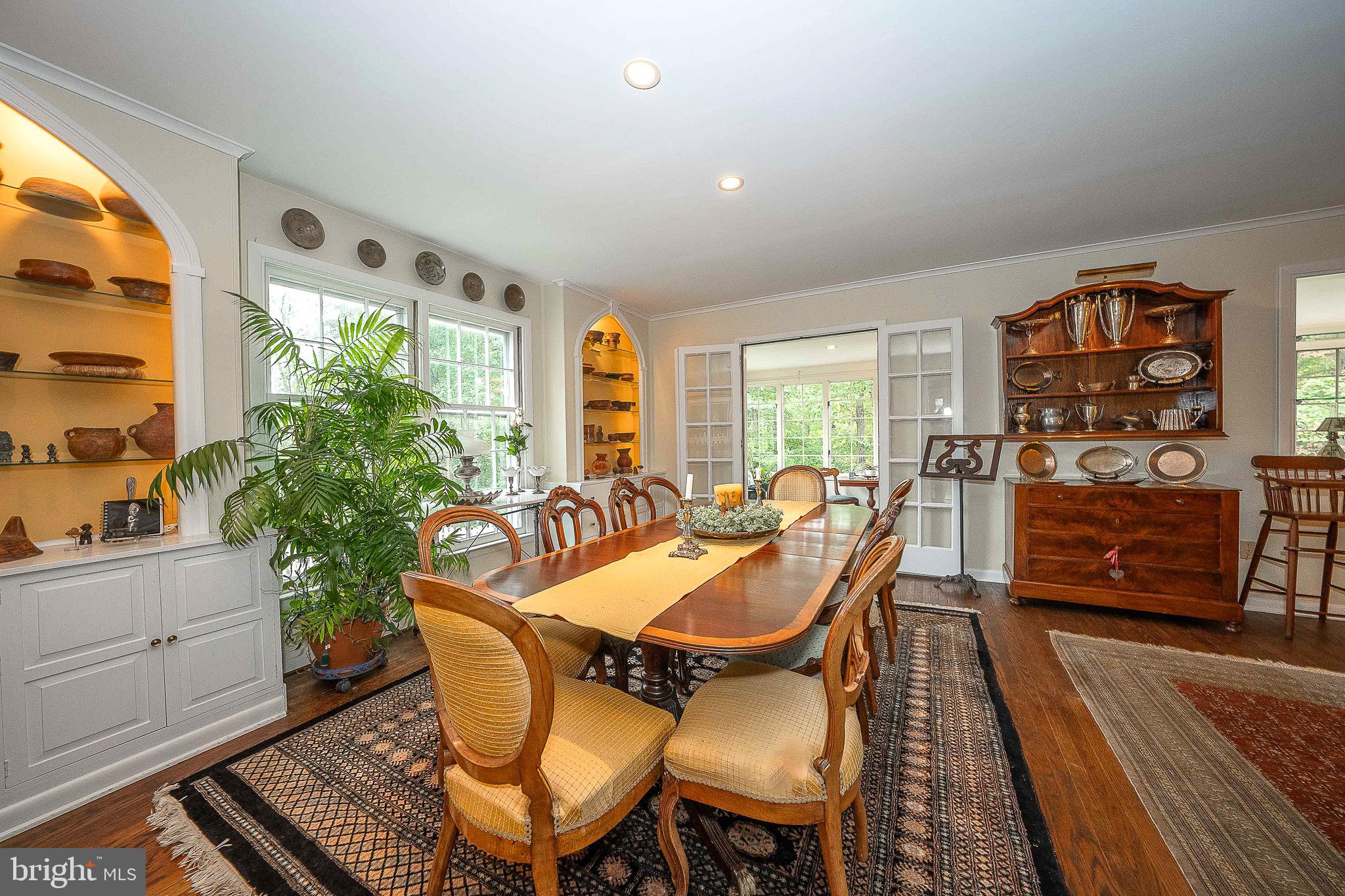21 Weirwood Lane Wayne, PA 19087 - Photo 10 of 52 Dining Room with French Doors