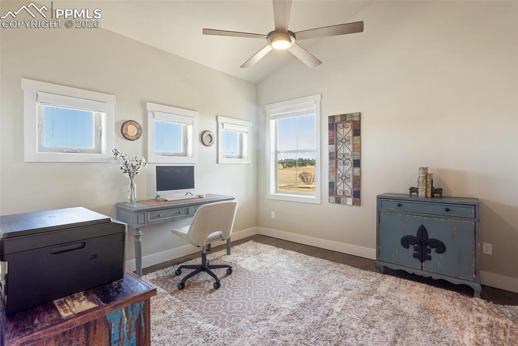 16835 Goshawk Road Colorado Springs, CO 80908 - Photo 15 of 50 a workspace with furniture and window