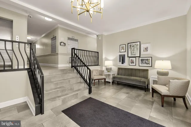 a view of entryway with stairs