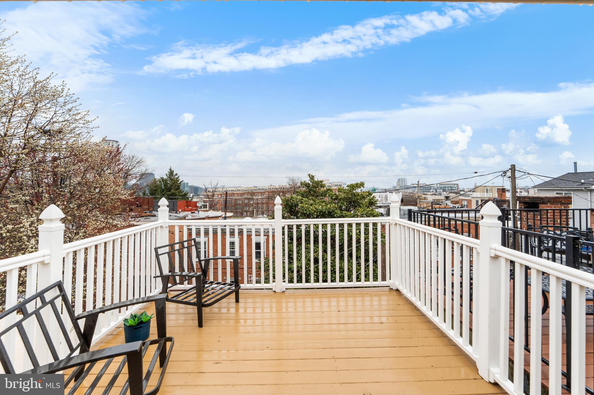 1261 Riverside Avenue Baltimore, MD 21230 - Photo 27 of 60 Deck views, Domino Sugar Sign in the background
