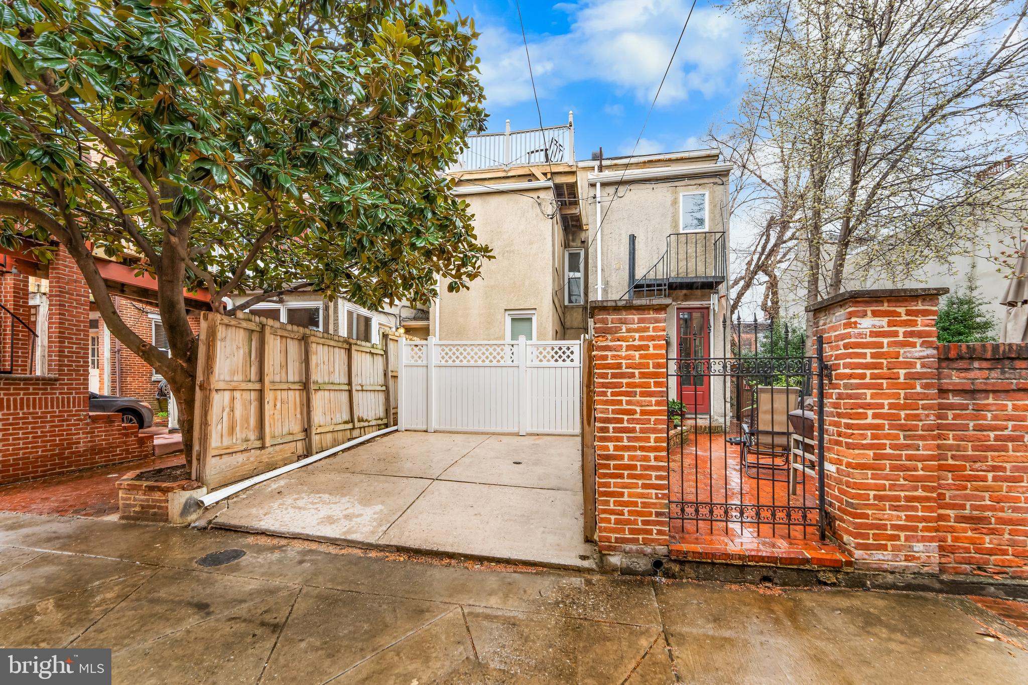 1261 Riverside Avenue Baltimore, MD 21230 - Photo 5 of 60 Rear of Property Parking Pad and fenced yard space