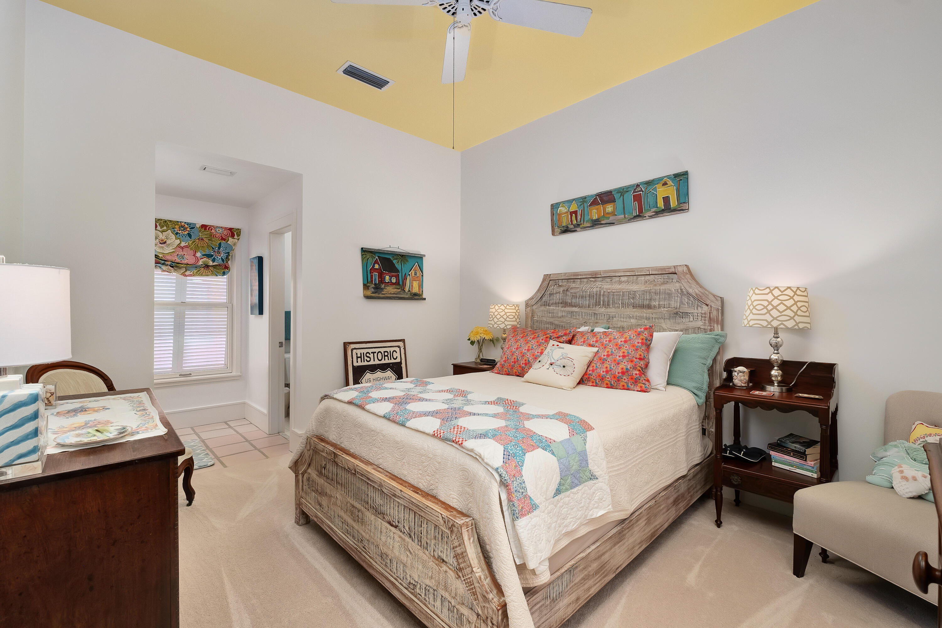 800 Blue Mountain Road Santa Rosa Beach, FL 32459 - Photo 20 of 71 a bedroom with a bed and a couch