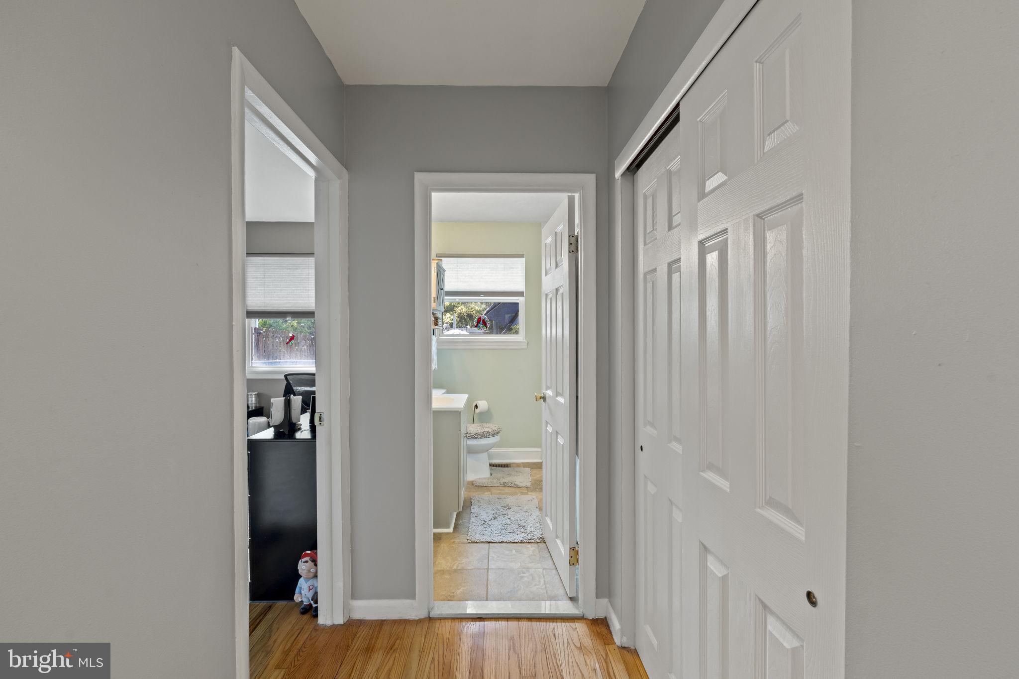 436 Carver Avenue Lawnside, NJ 08045 - Photo 16 of 32 a view of a bathroom from a hallway