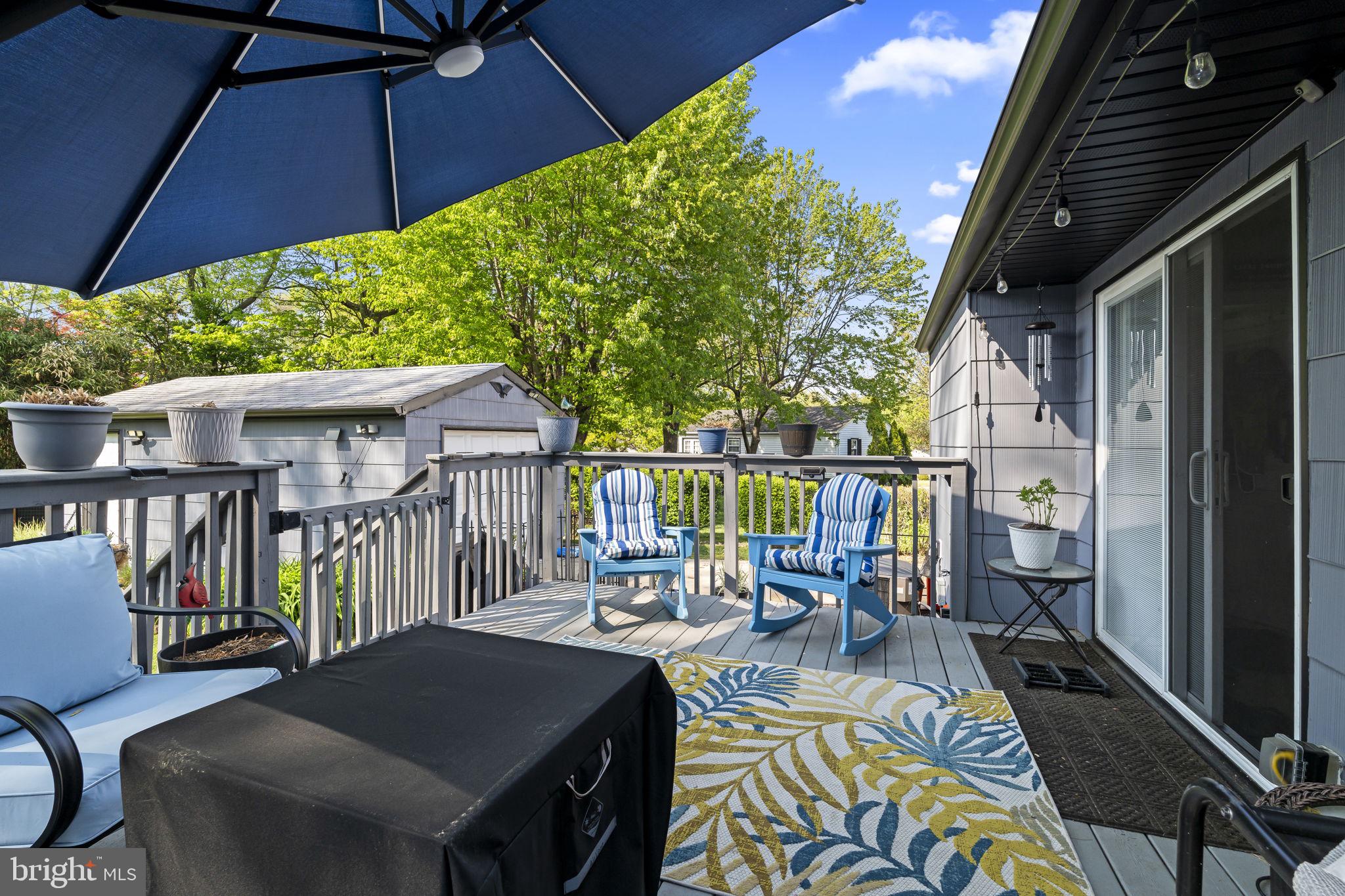 436 Carver Avenue Lawnside, NJ 08045 - Photo 26 of 32 a view of a balcony with furniture