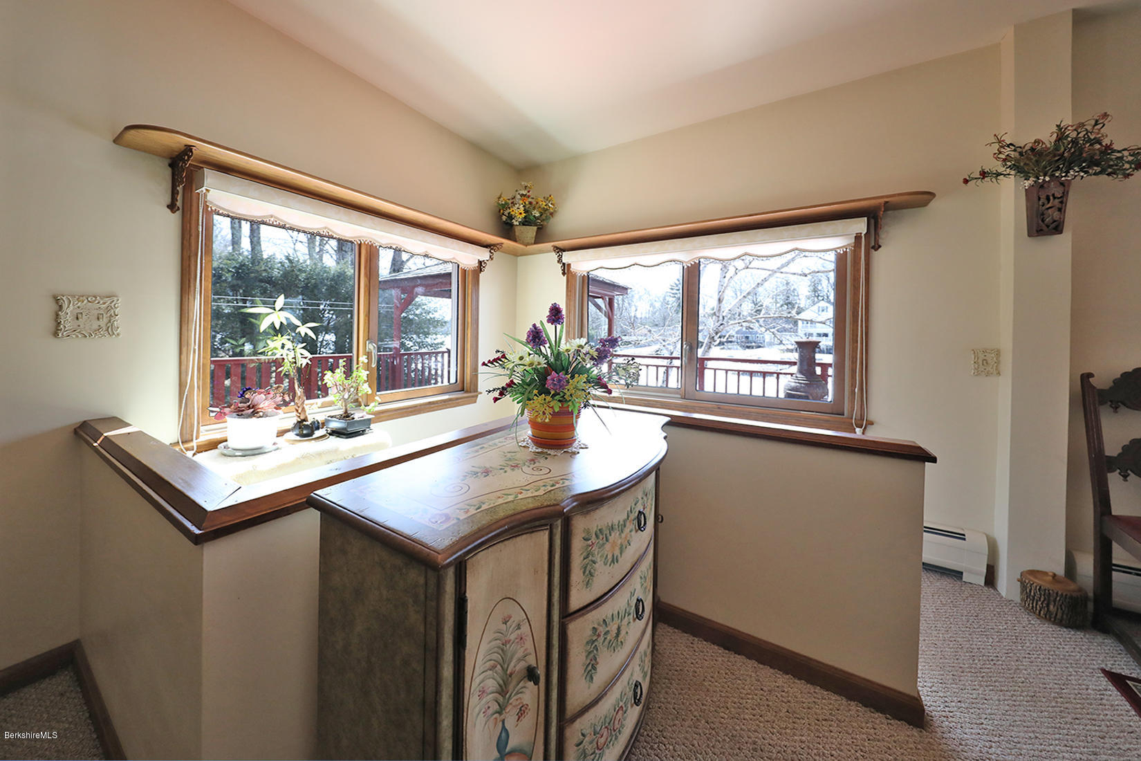 142 Kibbe Road Otis, MA 01029 - Photo 22 of 28 a view of a kitchen area living room and kitchen
