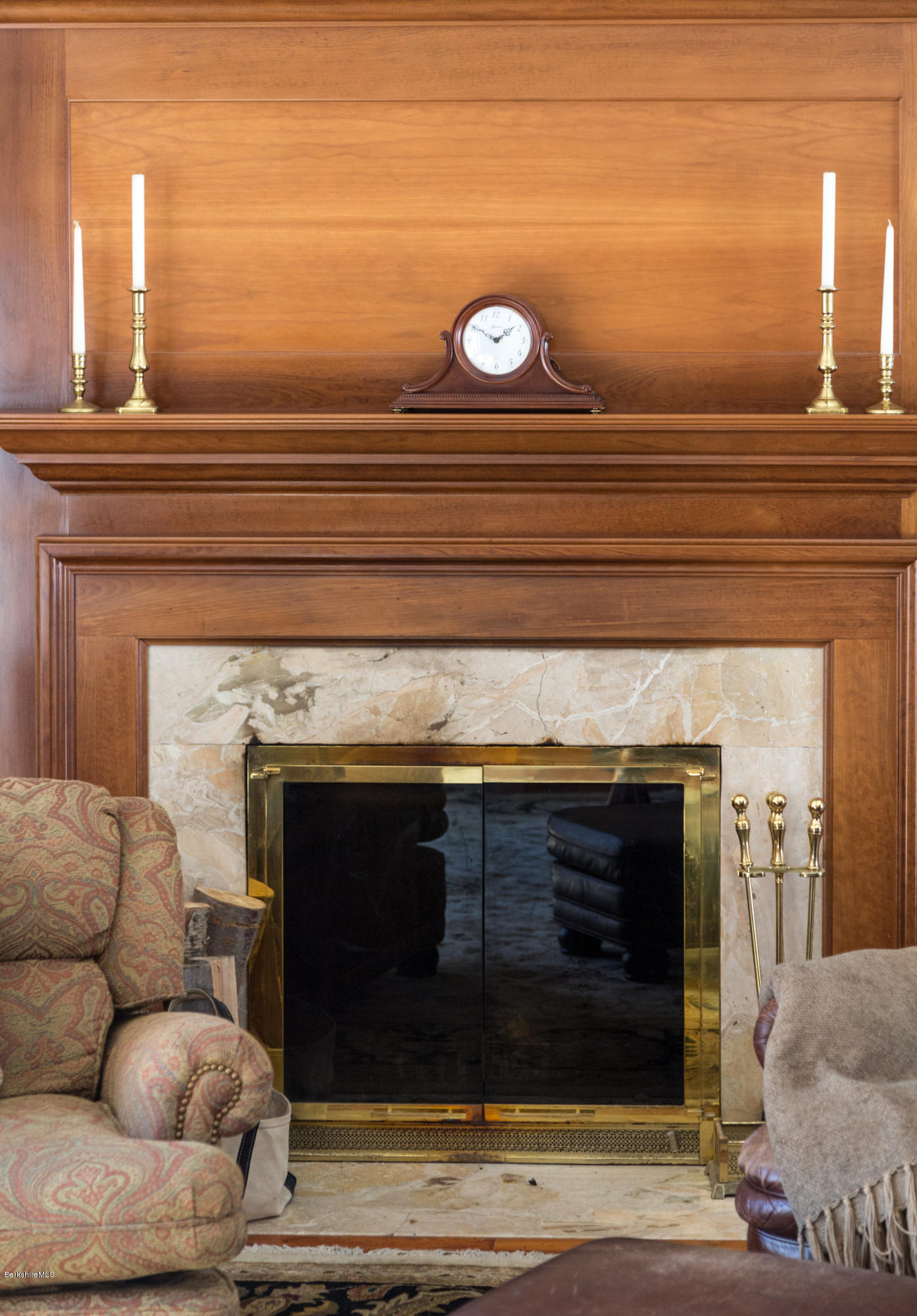 215 Devon Road Lee, MA 01238 - Photo 15 of 59 a living room with furniture and a fireplace