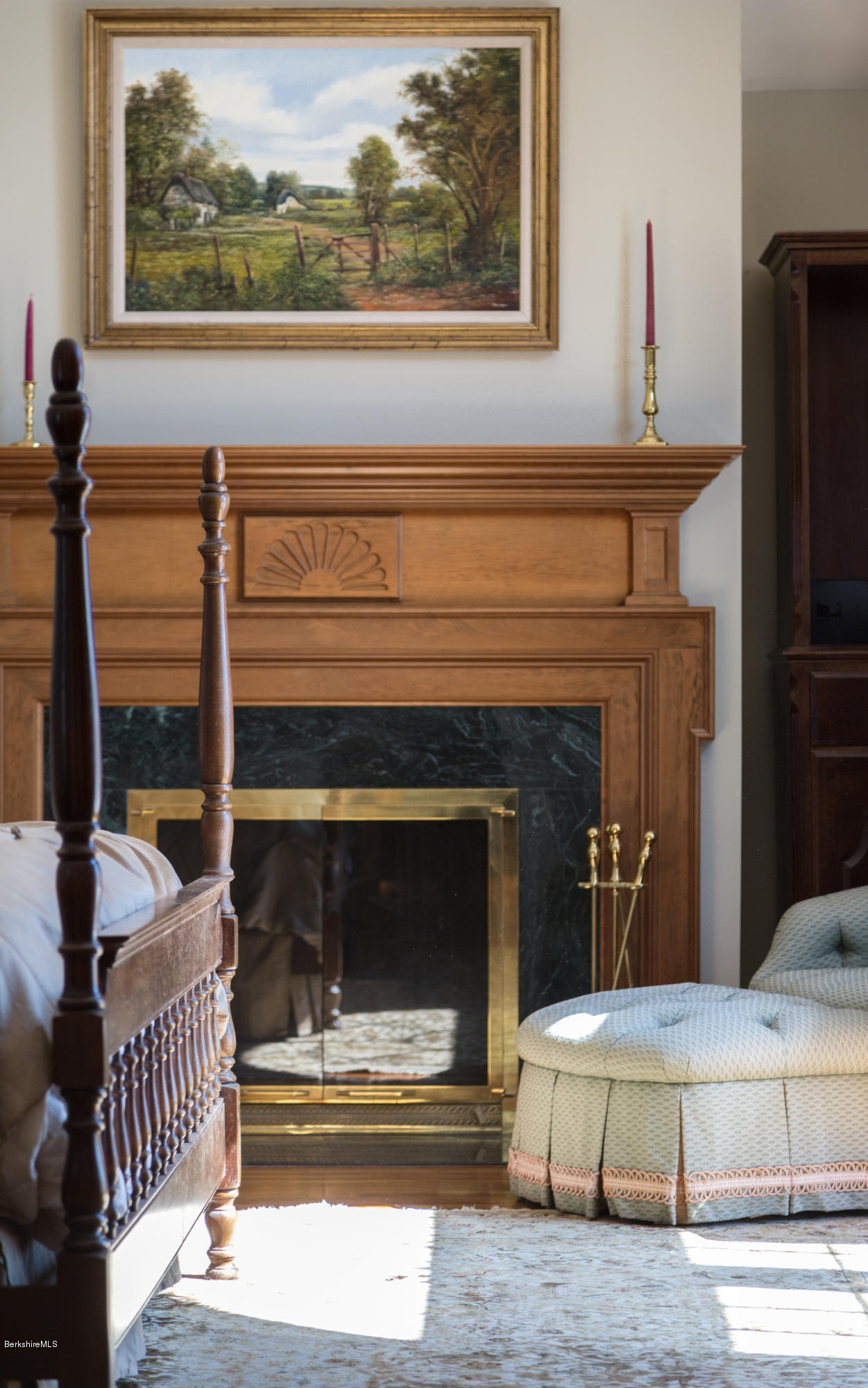 215 Devon Road Lee, MA 01238 - Photo 20 of 59 a living room with furniture and a fireplace