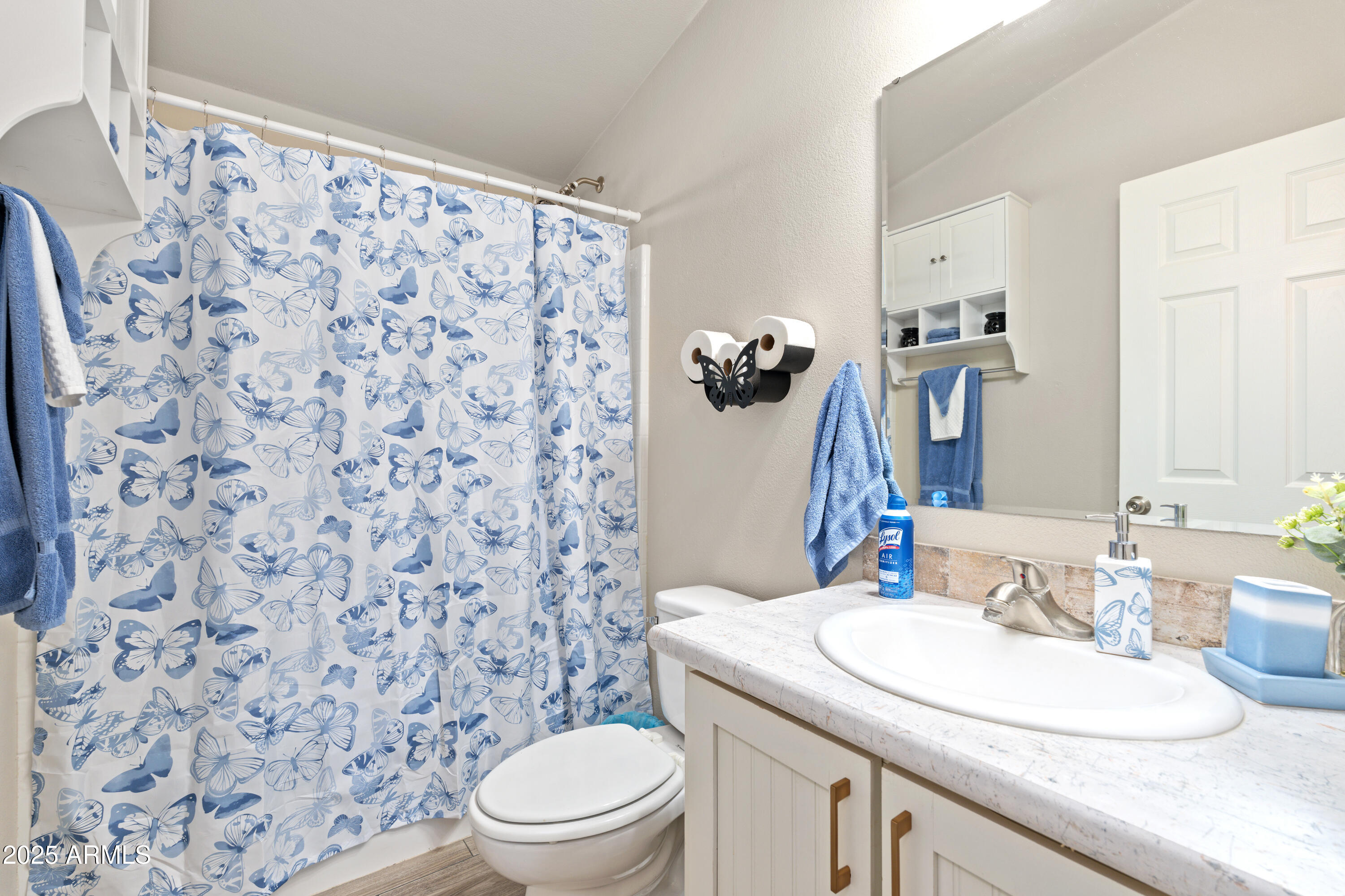 1033 Wheeler Road Camp Verde, AZ 86322 - Photo 21 of 51 a bathroom with a sink toilet and mirror