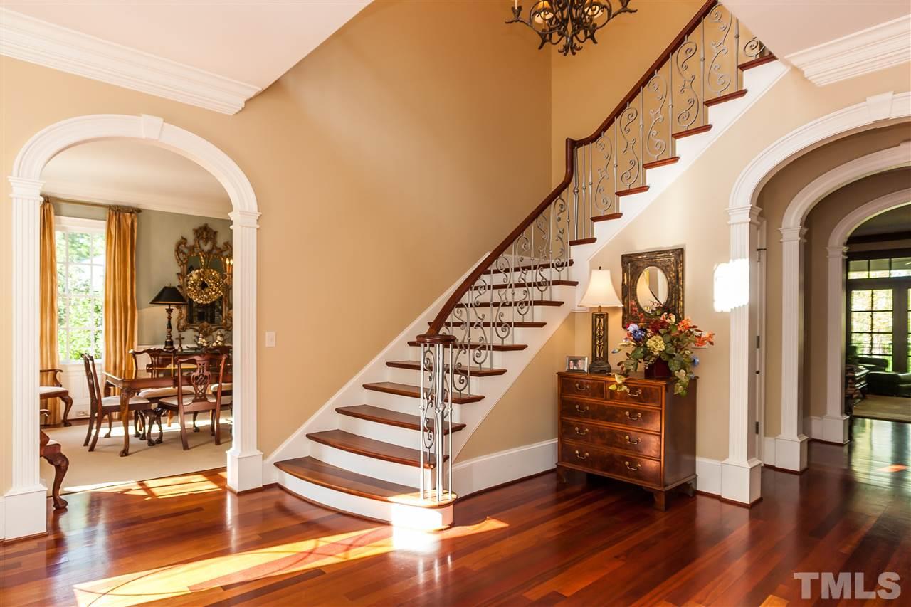 1807 Chester Road Raleigh, NC 27608 - Photo 3 of 25 a view of entryway and hall with wooden floor