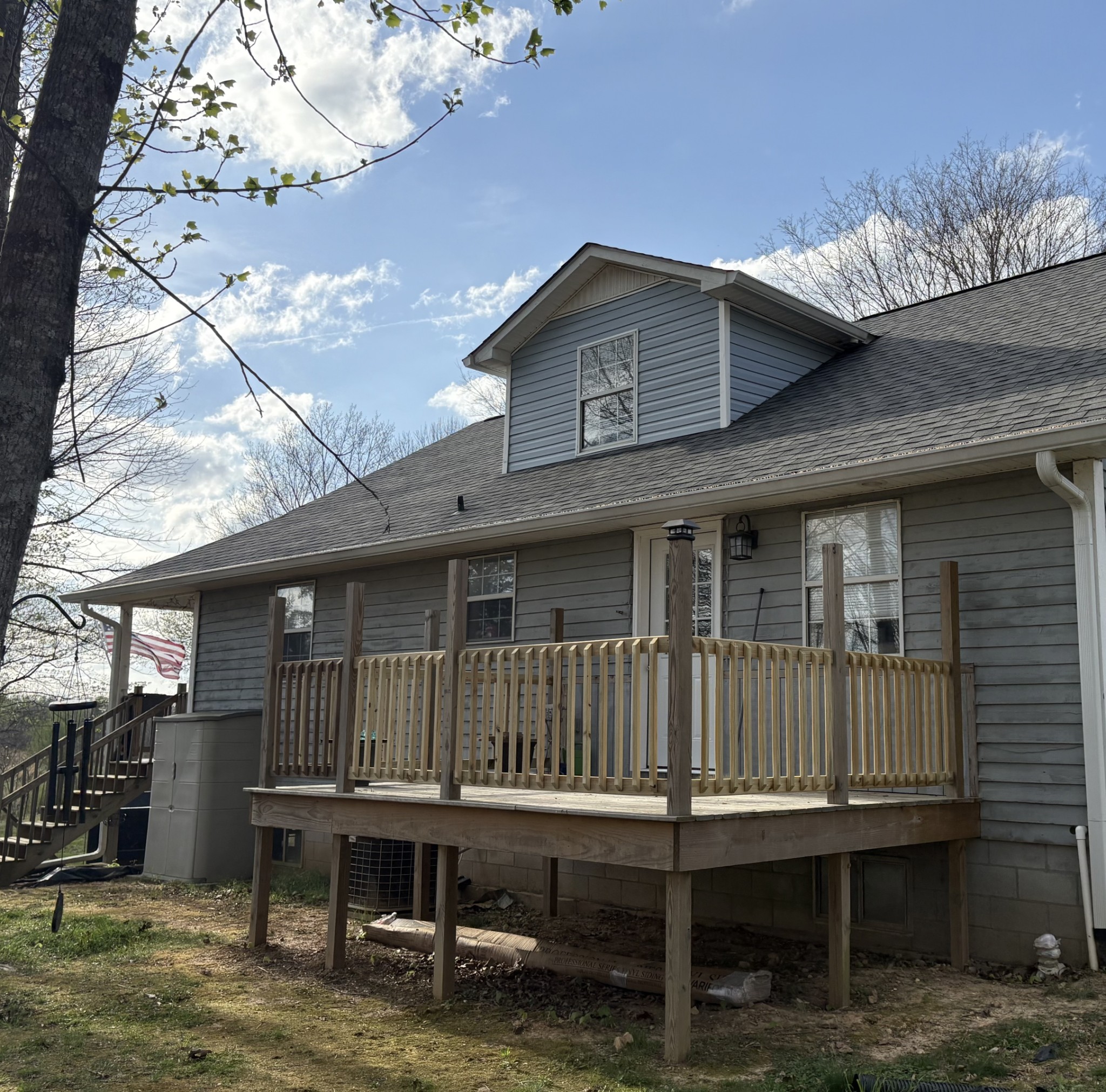 2023 Wayland Springs Road Iron City, TN 38463 - Photo 11 of 45 a view of a house with a wooden deck