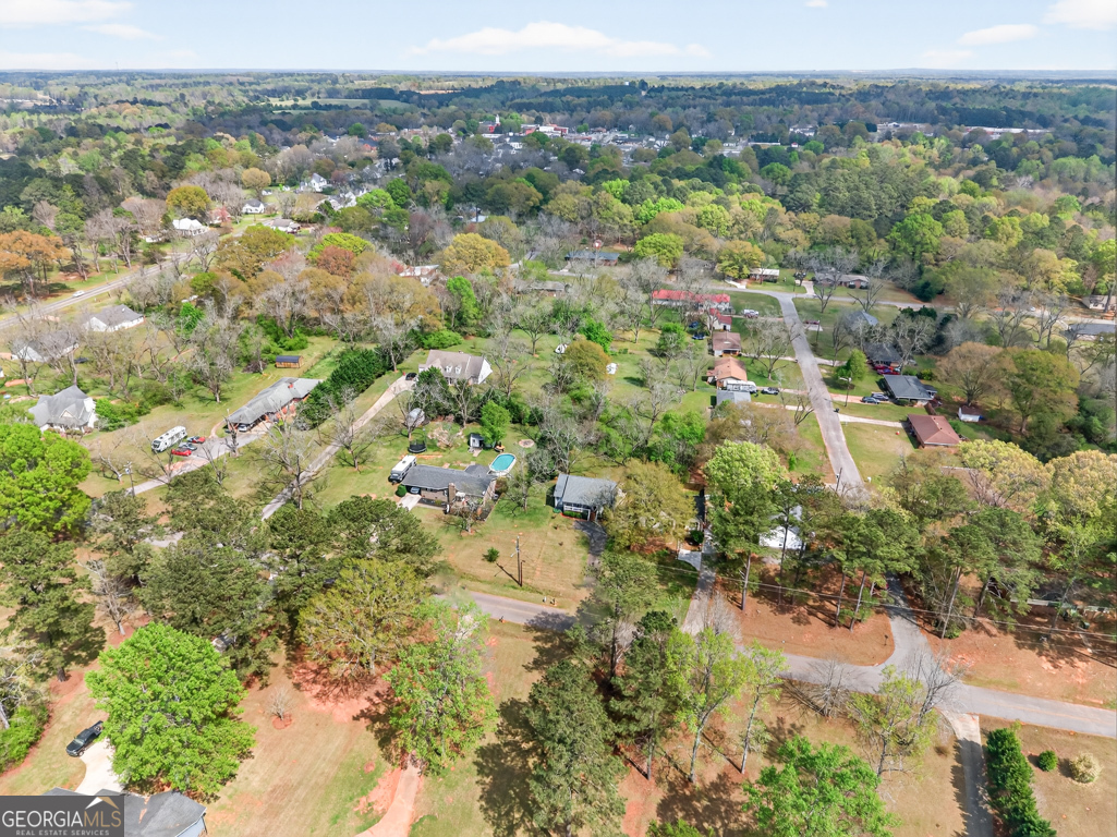 141 Pope Street Zebulon, GA 30295 - Photo 39 of 42 an aerial view of residential houses with outdoor space and trees