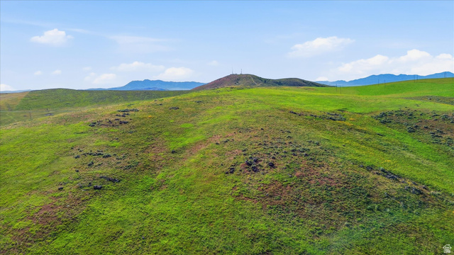 2075 Canyon Road Smithfield, UT 84335 - Photo 10 of 18 Expansive green rolling hills with scattered shrubs and distant mountains