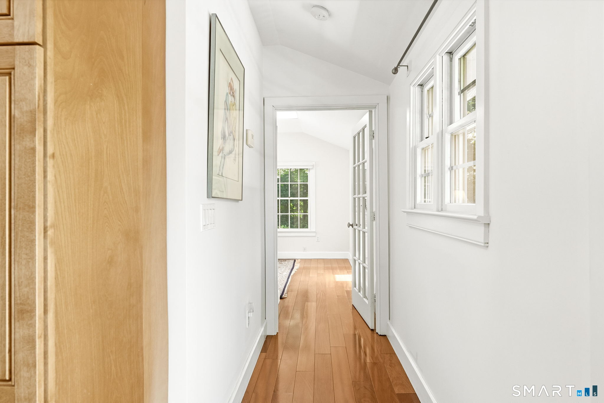 149 Old Redding Road Redding, CT 06896 - Photo 21 of 40 Hall leading to primary suite from kitchen.