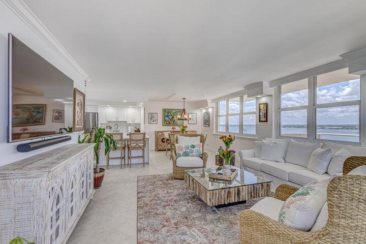 5440 North Ocean Drive, Unit 1502 Singer Island, FL 33404 - Photo 13 of 34 LIVING ROOM
