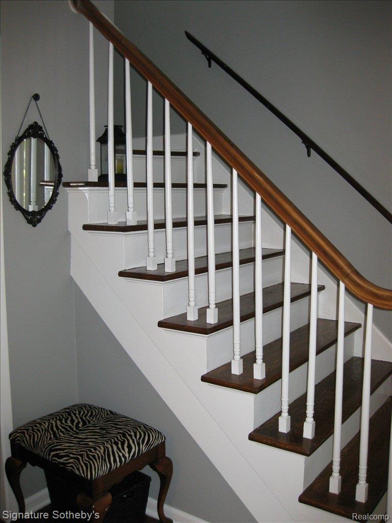 2219 Yorkshire Road Birmingham, MI 48009 - Photo 6 of 25 Stairway with Oak Treads