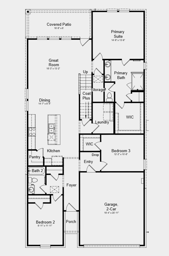 21907 Sam Raburn Drive Tomball, TX 77375 - Photo 32 of 33 First Floor Plan