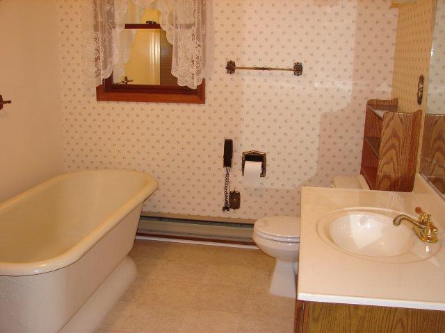 2888 Quarles Road Thaxton, VA 24174 - Photo 6 of 6 a bathroom with a sink a toilet and bathtub