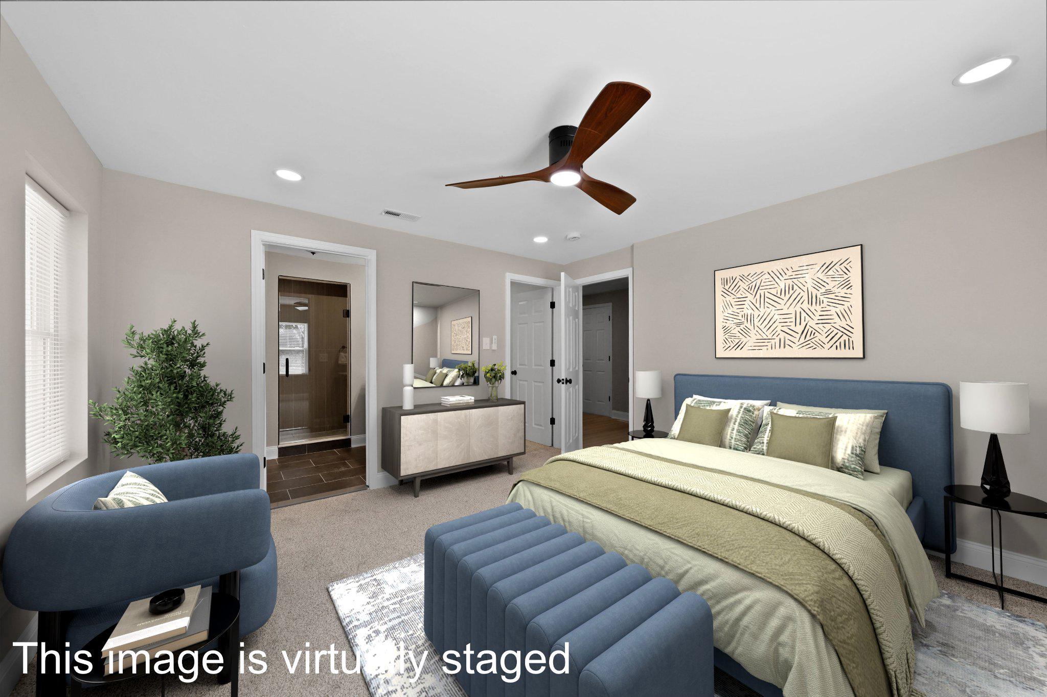 925 Union Landing Road Cinnaminson, NJ 08077 - Photo 10 of 43 Main bedroom. Digitally staged