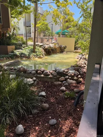 a view of a lake with a trees