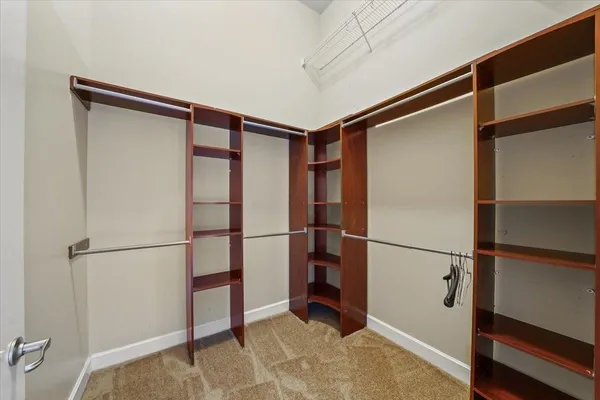 a walk in closet