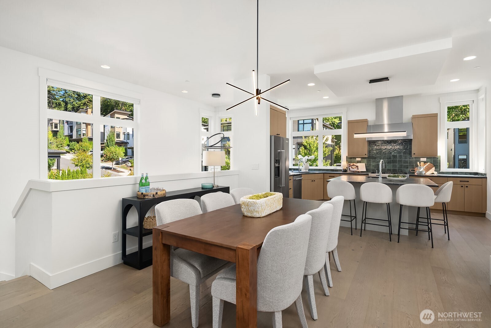 4255 216th Place Southeast Issaquah, WA 98029 - Photo 6 of 37 a view of a dining room with furniture window and outside view