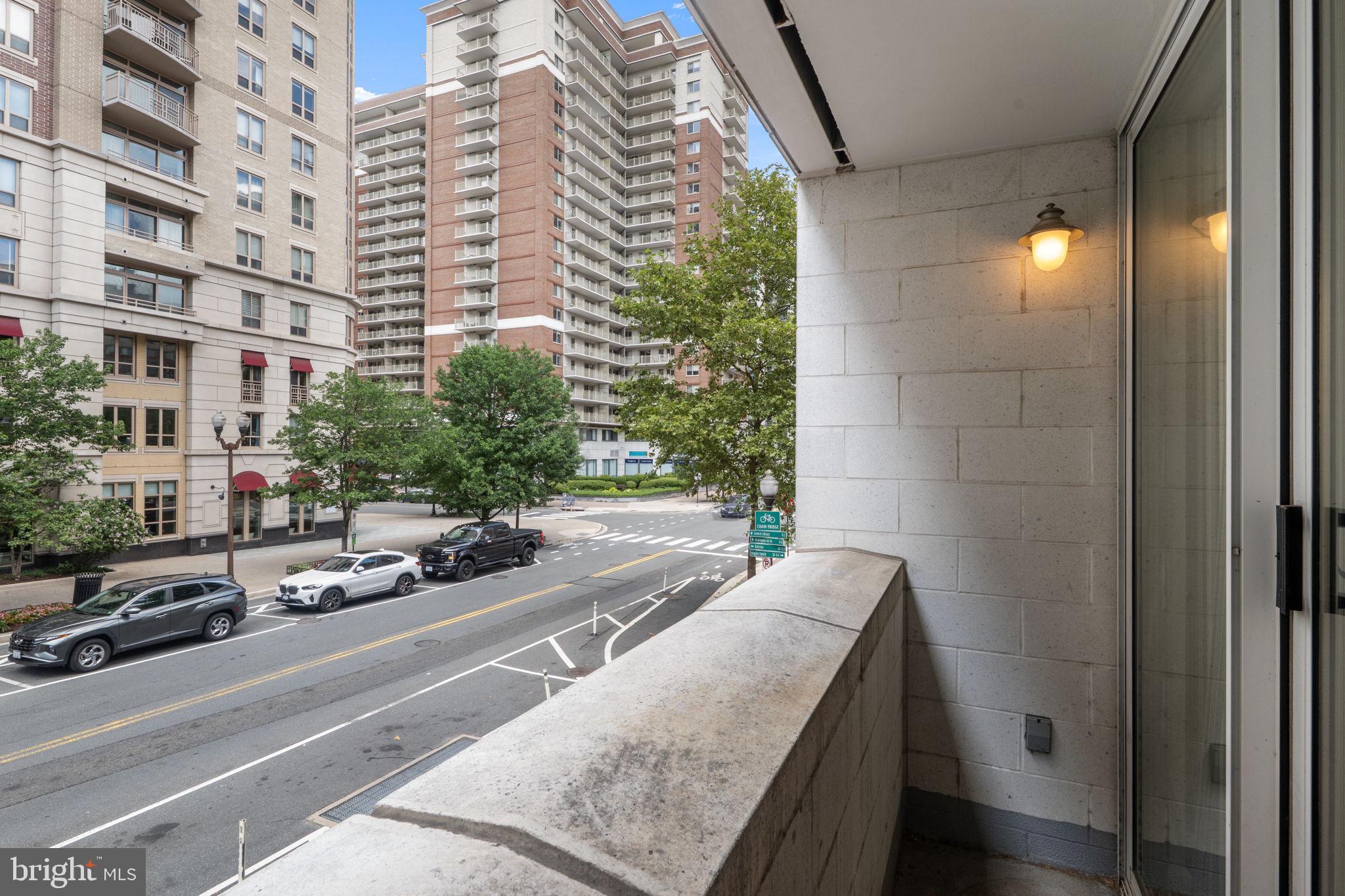 880 North Pollard Street, Unit 224 Arlington, VA 22203 - Photo 25 of 50 a view of a city from a balcony