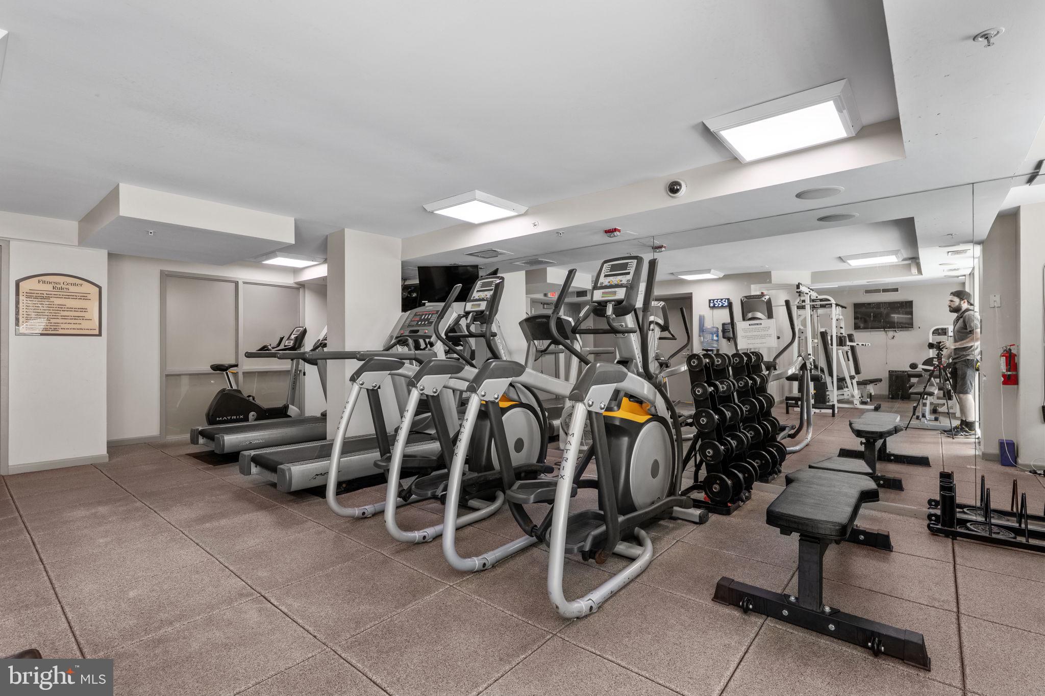 880 North Pollard Street, Unit 224 Arlington, VA 22203 - Photo 30 of 50 a view of a room with gym equipment