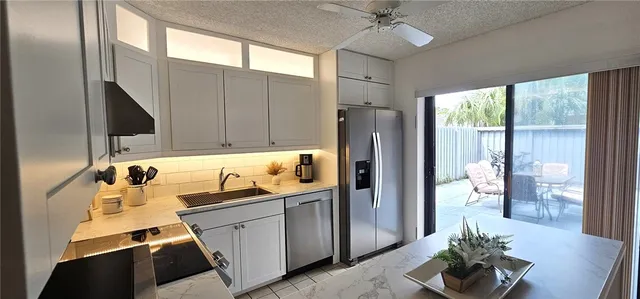 a close view of sink