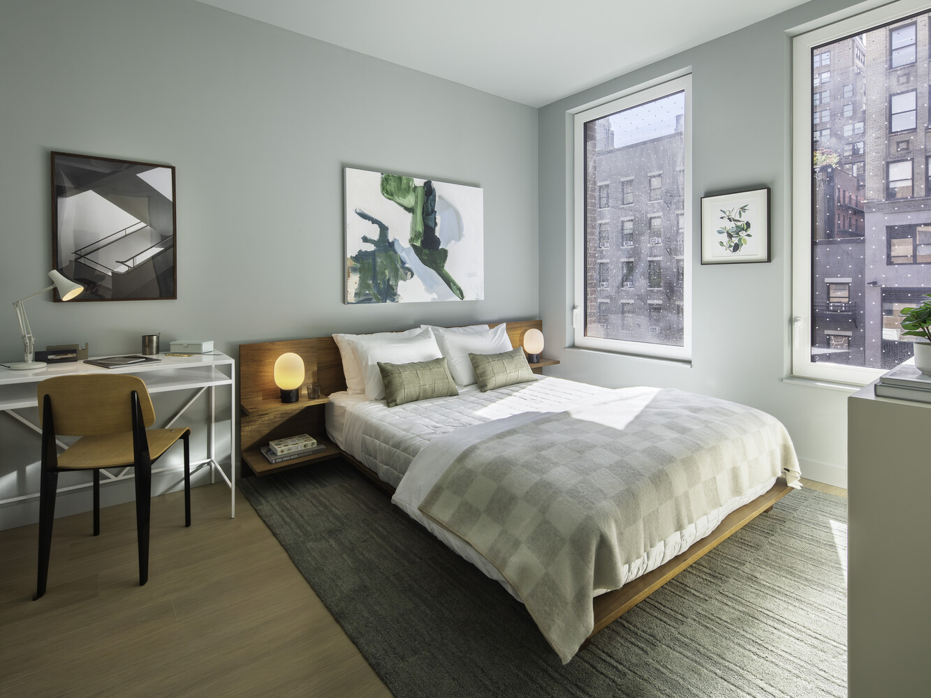 335 8th Avenue, Unit 418 Manhattan, NY 10001 - Photo 4 of 13 a bedroom with a bed and window