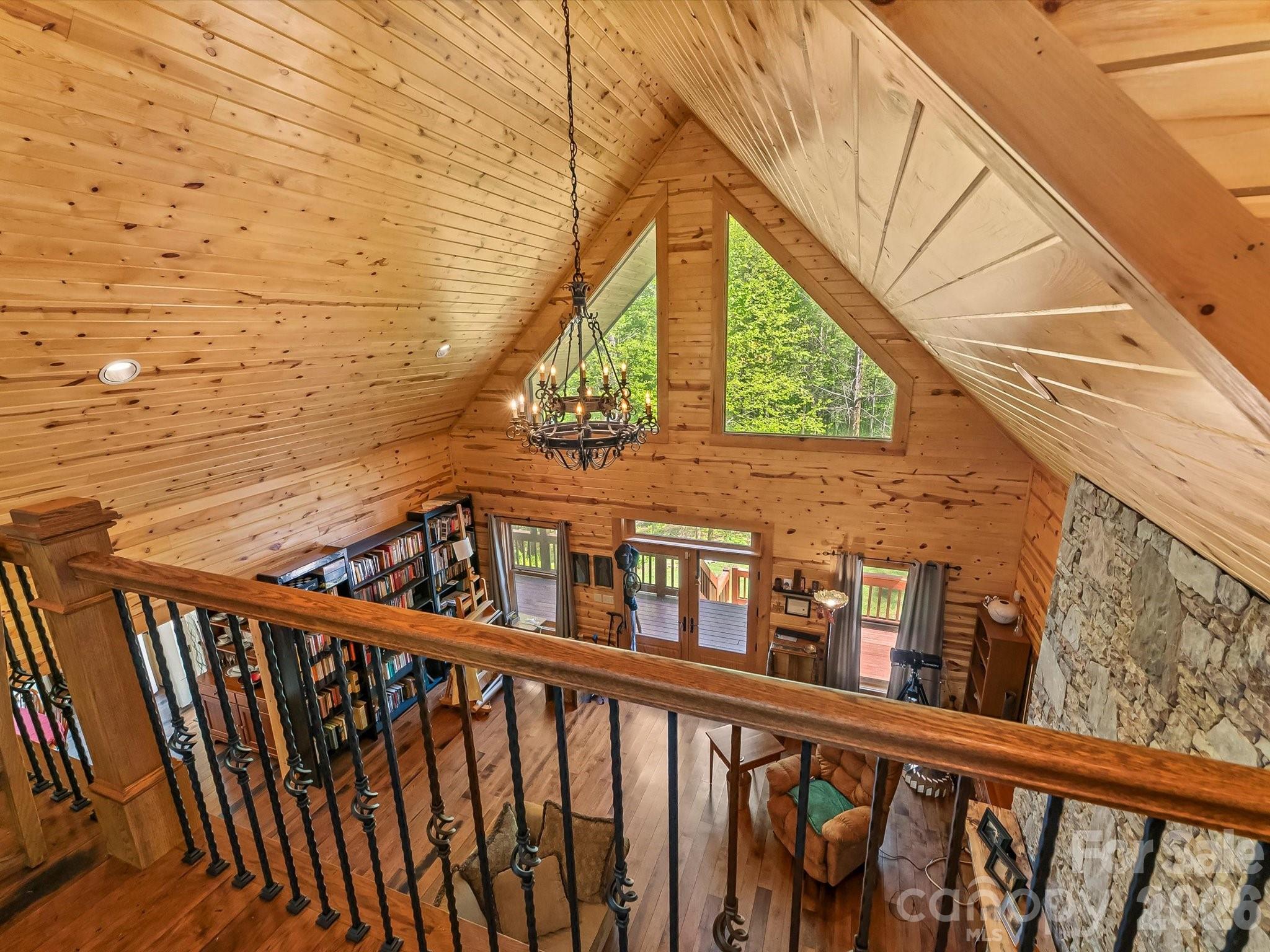 917 Otter Mountain Road Topton, NC 28781 - Photo 29 of 48 a balcony with street view