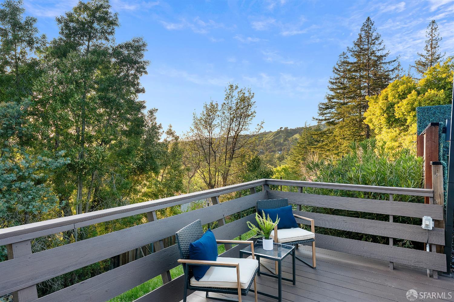 923 Janet Lane Lafayette, CA 94549 - Photo 36 of 43 a view of a two chair in the balcony