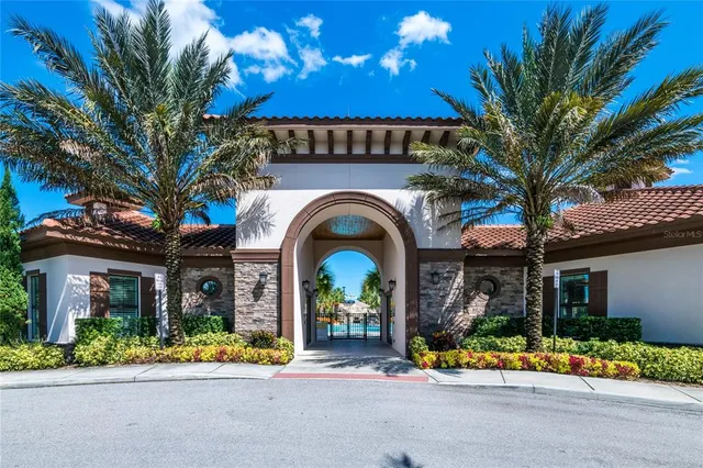 a view of a golf course